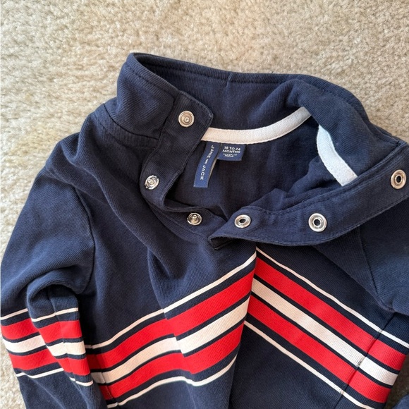 Janie and Jack Quarter Button Pullover - Picture 4 of 4